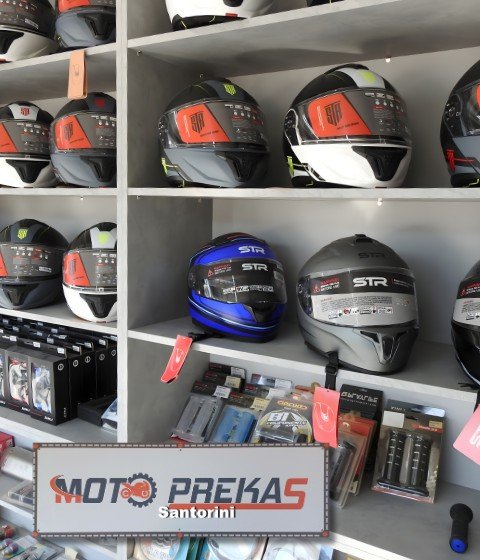 Σαντορίνη Ανταλλακτικά Κράνη Μηχανής ΜΟΤΟ ΠΡΕΚΑΣ