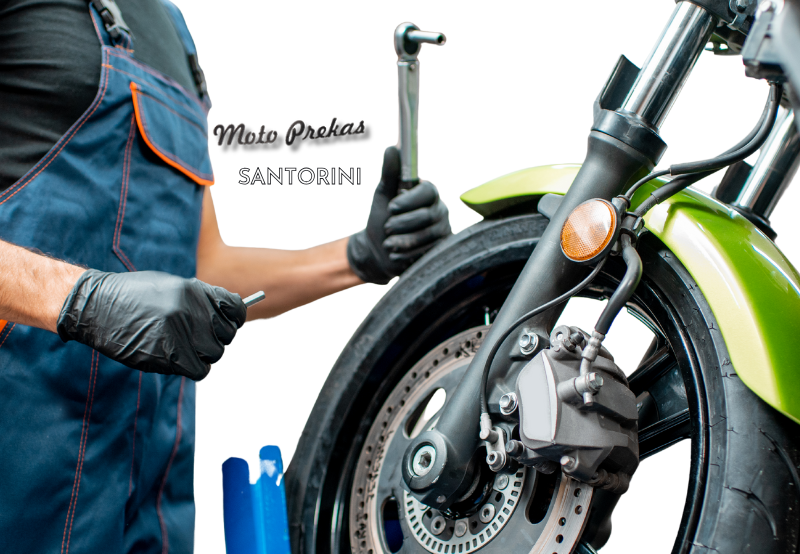 υπηρεσιες service μηχανης moto prekas Σαντορίνη